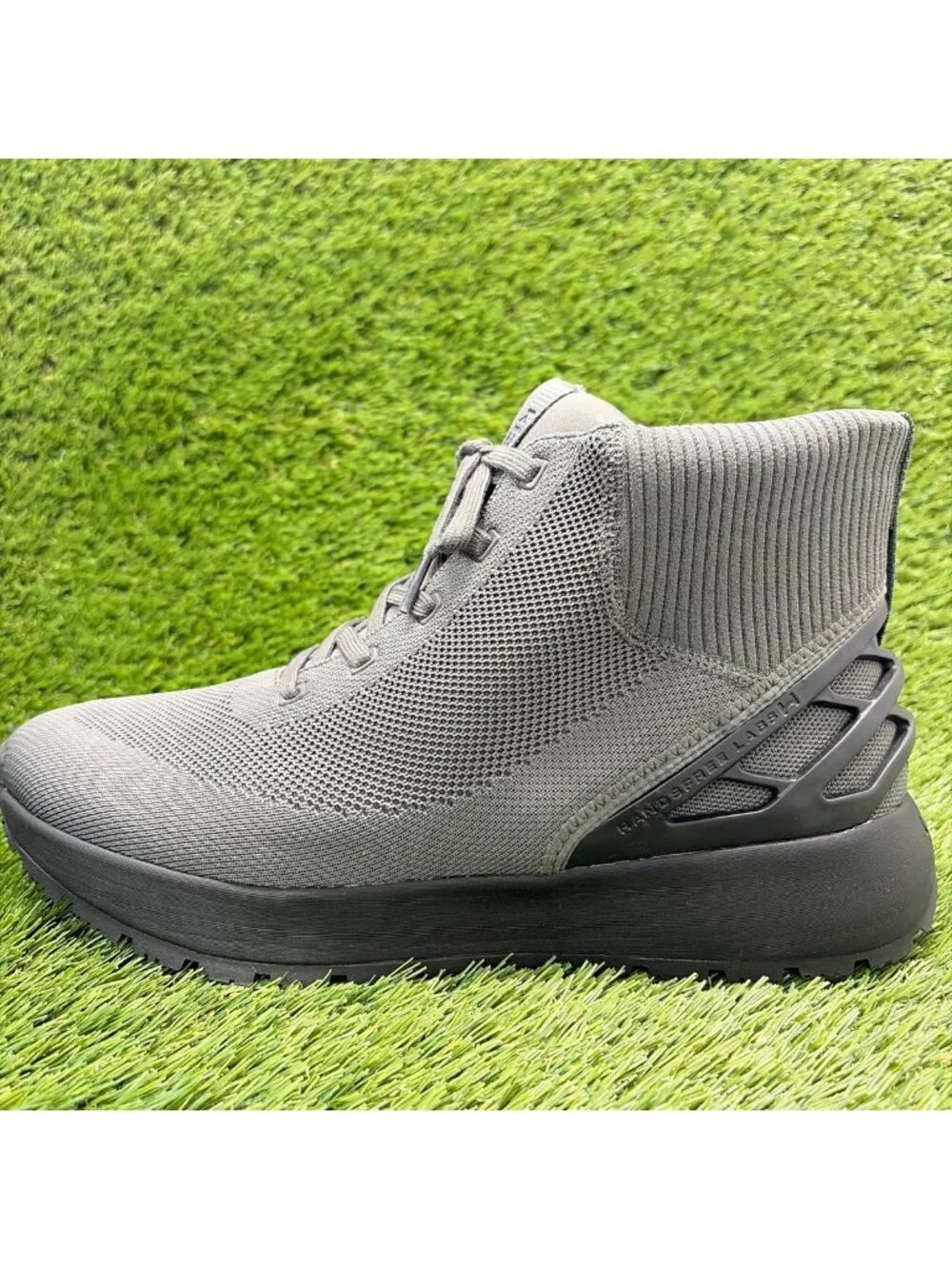 Kizik Suncrest High Mens Size 11.5 Gray Black Outdoor Hands Free Hiking Boots